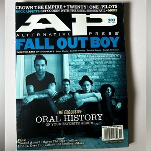 Alternative Press AP Fall Out Boy 10th Anniversary Take This To Your Grave.